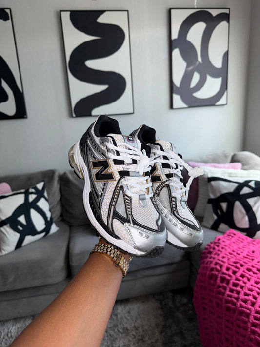 NB - White Gold Sneakers